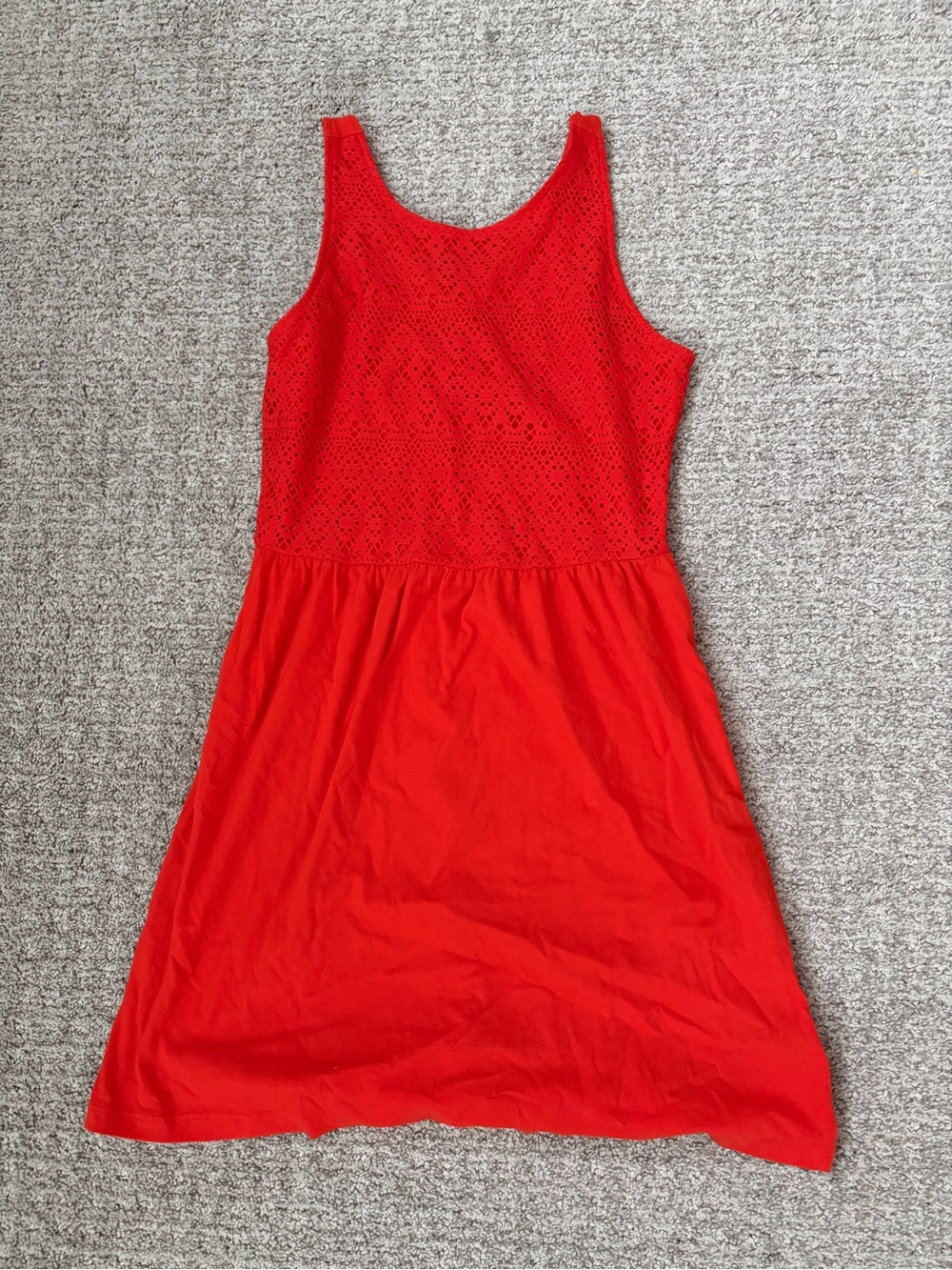Fit & Flare Lace-Bodice Dress for Girls Tank Dress Perfect for Summer Size Large